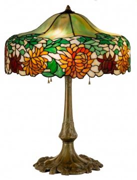 Gorham Chrysanthemum Table Lamp